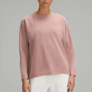 LULULEMON Back in Action Long Sleeve Shirt Pique EUC